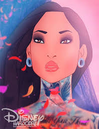 Ein Blog Uber Fotos Von Disney Figuren Die Ich Mit Tatowierungen Bearbeitet Habe Bearbeitet Blog Die D Goth Disney Emo Disney Disney Princess Tattoo