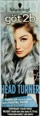 10 temporary hair dyes that'll convince you to try out a new look asap. Schwarzkopf Got2b Headturner Temporary Hair Color Spray Denim Blue Gunstig Kaufen Ebay
