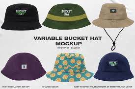 Download Variable Bucket Hat Mockup By Daldsgh Thehungryjpeg Com