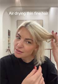 Air Drying Tips for Thin Fine Hair Care