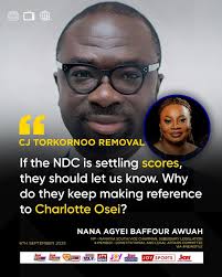 Removal of Gertrude Araba Essaba TORKORNOO as Chief Justice