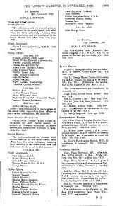 THE LONDON GAZETTE, 12 NOVEMBER, 1920. 11003