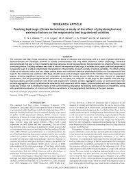 Your local london rentokil pest control experts, effectively exterminate birds, rats, mice, bed bugs, cockroaches and other pests across greater london. Pdf Tracking Bed Bugs Cimex Lectularius A Study Of The Effect Of Physiological And Extrinsic Factors On The Response To Bed Bug Derived Volatiles