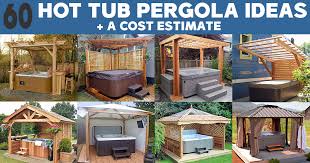 Big kahuna wood pergola kits. Hot Tub Pergola Design Ideas Diy Building Costs 60 Photos