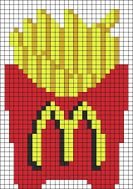 Alpha Friendship Bracelet Pattern 19337 Perler Beads Pixel Art Pattern Pixel Art