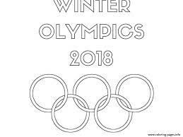 You could also print the image using the print button above the image. Winter Olympics 2018 Logo Coloring Pages Printable