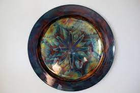 Copper wall decorations are unique because they bring warmth into your home. Mandala Wall Art Flame Painted Decorative Copper Plate Size 11 Sculpture By Daniel Cote Saatchi Art