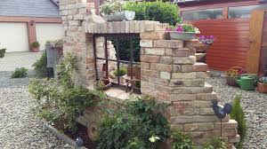 Antike Steinmauer Diy Steingarten Deko Garten Steingarten