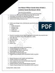 Dalam hal ini norma sosial berfungsi sebagai. Soal Pendalaman Materi Pilihan Ganda Kelas Xi Bab 2 Permasalahan Sosial Kurikulum 2013 Pdf
