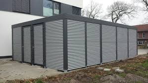 Typ Metall Gerateraum Ort Oldenburg Niedersachsen Deutschland Material Stahlwelle Farbe Ral 7016 Anthrazitgrau Besonderhei Stahlcarport Carport Metall