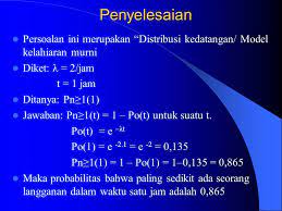 Soal Soal Latihan Teori Antrian Jurusan Teknik Industri Universitas Indonusa Oleh Emelia Sari Ppt Download