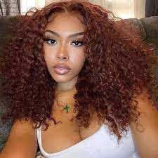 Hot Star 210% Density Reddish Brown Colored Short BOB 13x6 Lace Front
