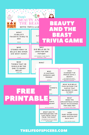 Something in common this category is for trivia questions and answers related to love in movies, as asked by users of funtrivia.com. Beauty And The Beast Trivia Quiz Free Printable The Life Of Spicers