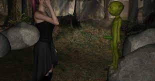 Yoda uses mind tricks to fuck a lone girl in a forest 3D ... | Any Porn
