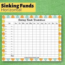 sinking funds planner printables