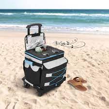 The Rock N Rolling Party Cooler Hammacher Schlemmer Cooler Car Cleaning Hacks Hammacher