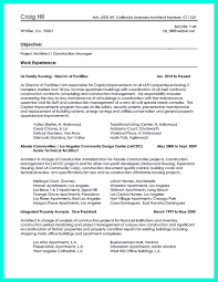 construction management resume writing