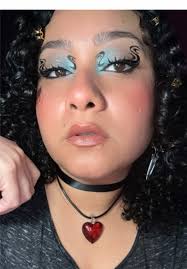 〰️🩵💙Squiggly Lines 💙🩵〰️ #makeup #makeuptutorial #maquillaje  #maquillajetutorial #draftvideo #alttiktok #alternative #graphicliner  #squiggly