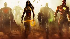 Characters Promo Pictures Characters Art Injustice Gods Among Us Wonder Woman Batman And Superman Injustice