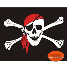 Découvrez donc ce coloriage tete de mort pirate à dessiner et colorier dans les temps libre. Drapeau Fanion Tete De Mort Pirate Moto Trike Luxe