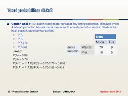 Teori keputusan bayes adalah pendekatan statistik yang fundamental dalam pengenalan pola (pattern recognition). Probabilitas Dan Statistik Ppt Download