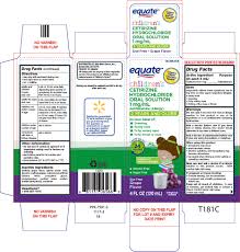 Ndc 49035 276 Equate Childrens Allergy Relief Cetirizine