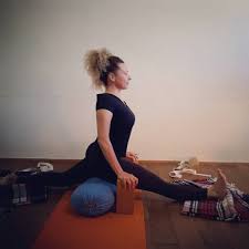 Hanumanasana Variation With The Use Of Props Nothing Is Impossible Iyengar Yengaryoga Yoga Yogateacher Yogastudi Yoga Asanas Yoga Props Ashtanga Yoga