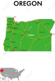 You can also know about some beautiful and largest cities in oregon state. This Is A Map Of Oregon Usa It Depicts The State Capital Major Royalty Free Cliparts Vectors And Stock Illustration Image 152019733