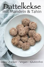 Dattelkekse Mit Mandeln Platzchen Rezept Ohne Zucker Elle Republic Rezept Rezepte Platzchen Rezept Lecker
