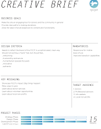 This type of brief represents any goals and objectives which a company wants to achieve with the use. Design Brief Example And Template For Successful Project Execution