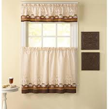 Kitchen curtains repin from thecurtainexchange black & white floral 12 best drapes curtains images on pinterest buffalo check valance. Cafe Kitchen Window Curtains Walmart Com