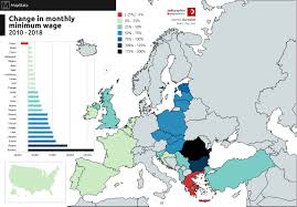 Guvernul va adopta, în ședința de miercuri, hotărârea prin care salariul minim va fi majorat la 1.900 de lei. EvoluÈ›ia Salariului Minim In Europa 2010 2018 Romania