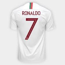 Descubra agora nova camisola seleção de portugal eurocopa 2020/2021! Camisa Selecao Portugal Away 2018 N 7 Ronaldo Torcedor Nike Masculina Branco Netshoes