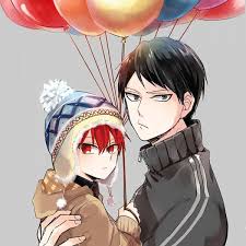kuroko no basket 黒子のバスケ shuuzou nijimura x seijuurou akashi nijiaka 虹赤 赤司 虹村修造 赤司征十郎