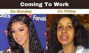 Cardi b falando sobre o corona vírus. Cardi B Without Makeup Meme Ft Jobs