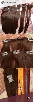 Sold 14 Dark Brown Human Hair Extensions Human Hair Extensions Human Hair Hair Extensions