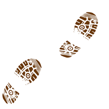 Muddy Boot Tracks Clipart Clip Art Shoe Print Prints