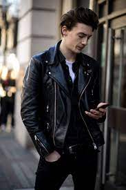 Instagram Surgeofstyle Leather Jacket Street Style Leather Jacket Outfit Men Mens Street Style