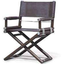 Mahogany Wood Frame With Buffalo Leather Seat Buffalo Leather And Cane Matting On Seat Back Brushed Nickel Accents Doe Chair Directors Chair Furniture Chair