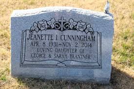 Jeanette Irene Brantner Cunningham (1931-2014)