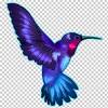 Adding the alcohol ink hummingbird to the abstract flower picture we made in part 1. 1