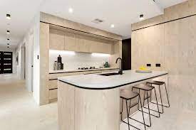 A curved kitchen island adds extra seating and even more counter space in this large kitchen. 6 Kitchen Designs With Curves Caesarstone Australia