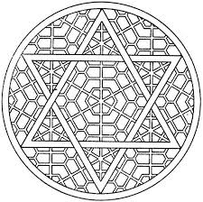Geometric Shapes Cartoon Coloring Page Mandala Coloring Pages Geometric Coloring Pages Cartoon Coloring Pages