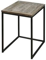 Accent your living room with a coffee, console, sofa or end table. Small Wooden Table With Black Metal Legs Nuance Interior Designs