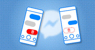 It's the blue chat bubble icon with a white lightning bolt inside. Facebook Messenger Starts Rolling Out Unsend Here S How It Works Techcrunch