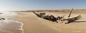 It is 16,000 square kilometers (6200 square miles) and was established in 1937. Mv Dunedin Star Shipwreck At The Beach On The Skeleton Coast In The Namib Desert Namibia Stock Photo Adobe Stock