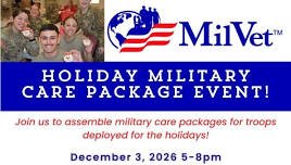 MilVet Holiday Military Care Package Event