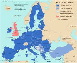 European union (eu), international organization comprising 27 european countries and governing common alternative titles: Map Which Countries Are In The European Union In 2020 Which Aren T And Which Want To Join Political Geography Now