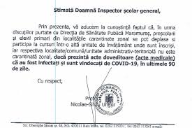 Participa la elaborarea raportului starii de sanatate si a nevoilor de servicii de sanatate. Document Elevii Din LocalitÄÈile In CarantinÄ Pot Merge La ÈcoalÄ In AltÄ Localitate Doar DacÄ Au O DovadÄ MedicalÄ CÄ S Au Vindecat De Covid 19 In Ultimele 90 De Zile A Decis Prefectul