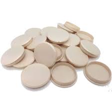 35mm beige plastic hinge hole cover